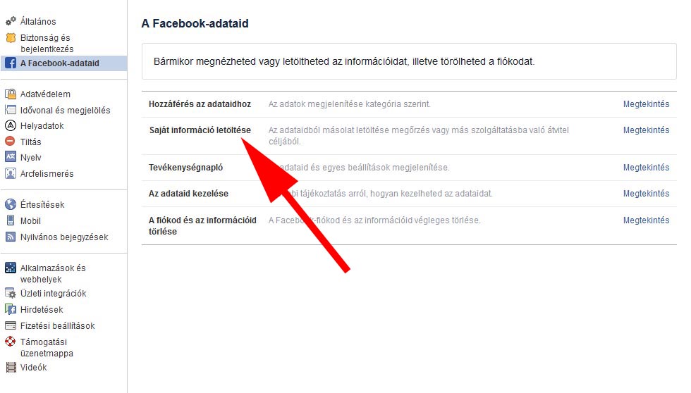 Facebook bejegyzés mentése későbbre