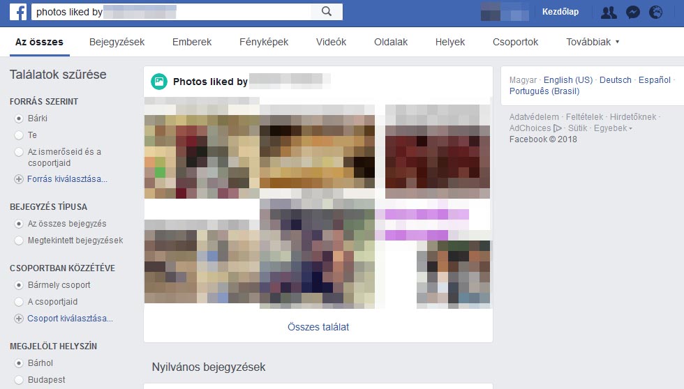 Facebook kit likoltam