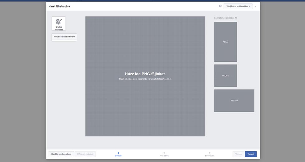 Facebook képkeret készítés
