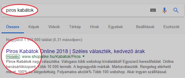 Az AdWords minőségi mutató szerepe