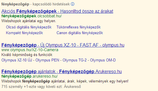 Keresőoptimalizálás vs Google AdWords kampány