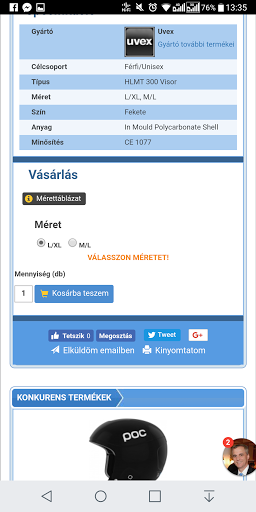 Webáruház usability