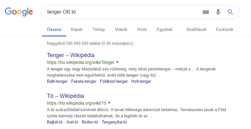 Hogyan találjak meg valamit a Google keresőben? Keresés több kulcsszóra.