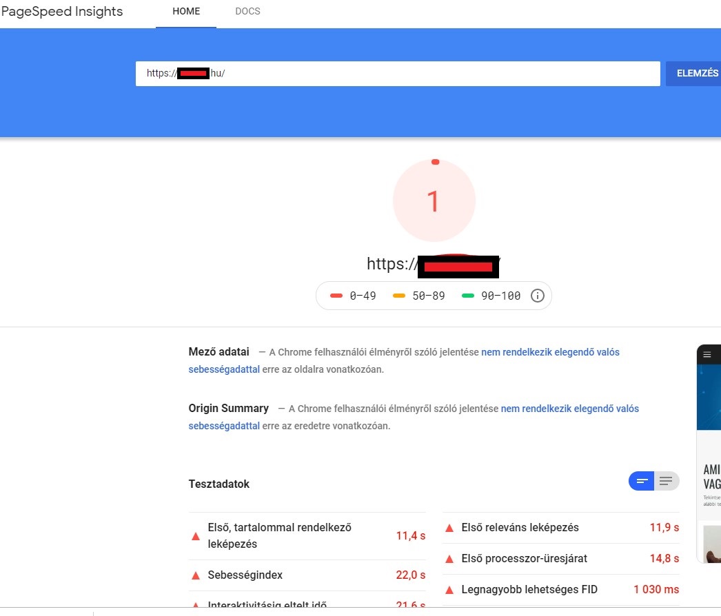 A SEO alapja a gyors weboldal. Amíg ez nincs, ne foglalkozz mással! 