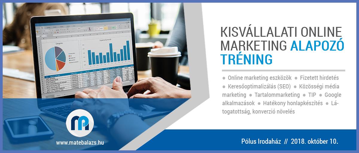  Kisvállalati online marketing alapozó tréning